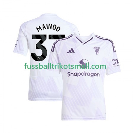 Fußballtrikots Manchester United Kobbie Mainoo 37 2025-2026 Kurzarm Auswärts-trikot kaufen